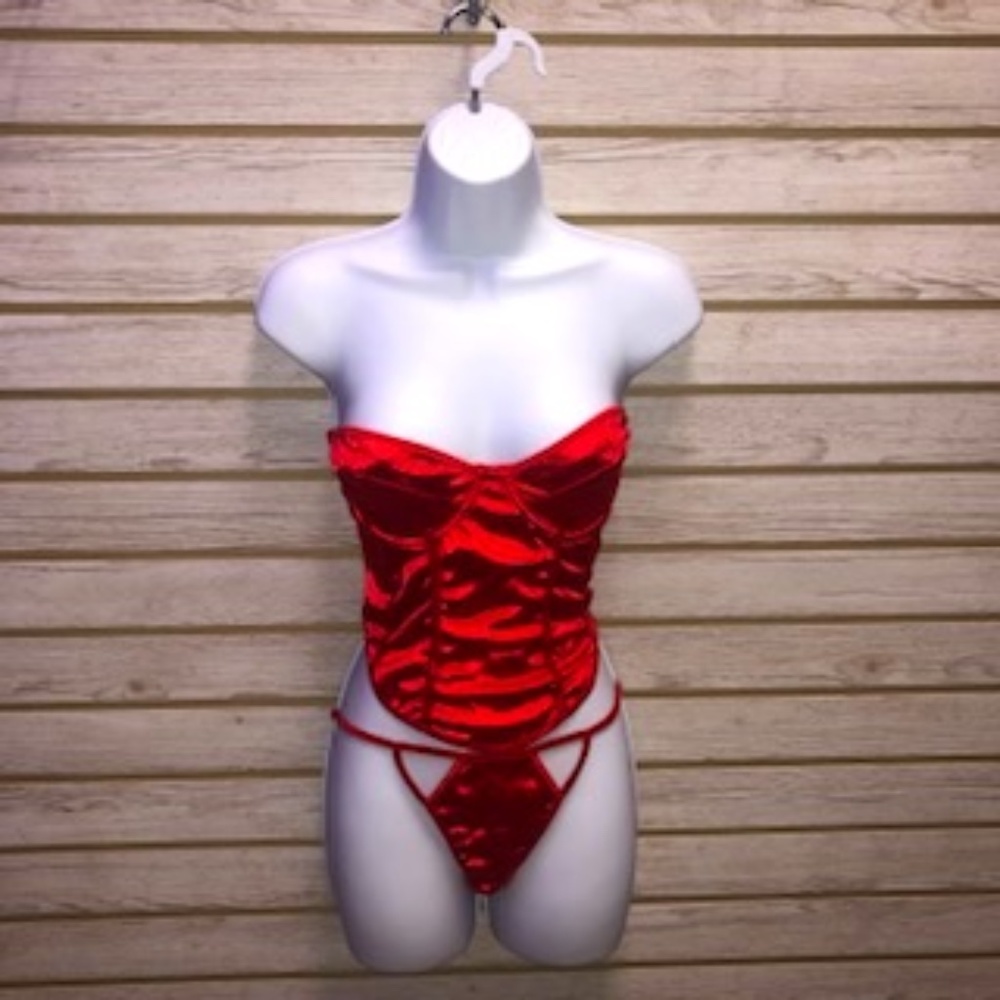 VA VA VOOM Corset Lingerie Set